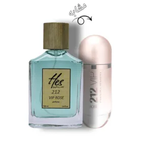 عطر زنانه حِس مدل کارولینا هررا 212وی آی پی رز - hes - CAROLINA HERRERA - 212VIP Rose